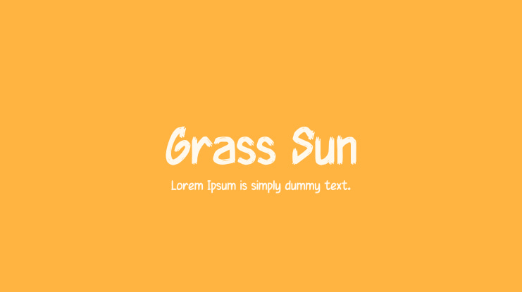 Grass Sun Font