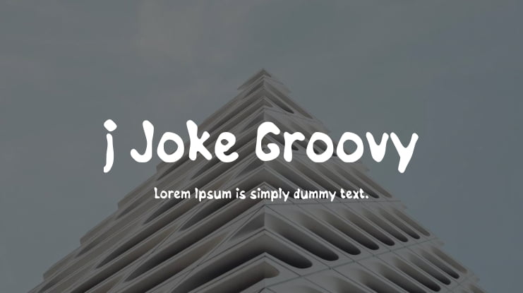 j Joke Groovy Font
