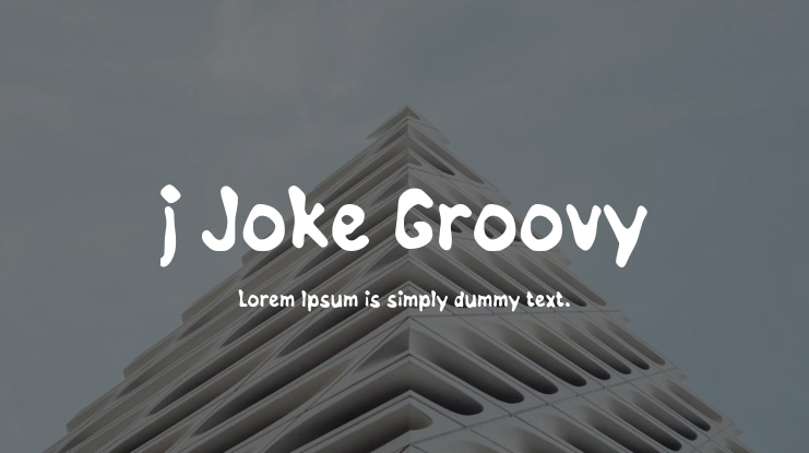 j Joke Groovy Font