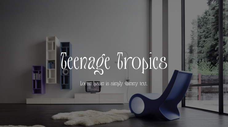 Teenage Tropics Font