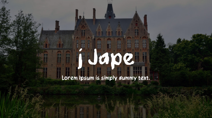 j Jape Font