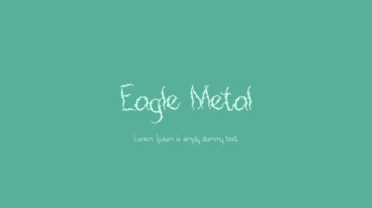 Eagle Metal Font