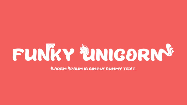 Funky Unicorn Font