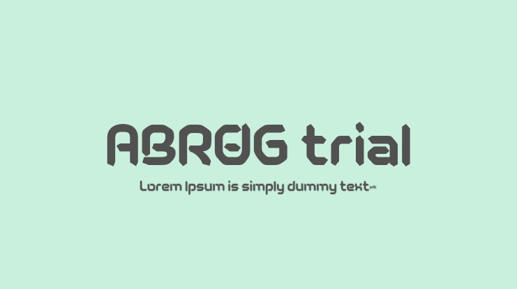 ABROG trial Font