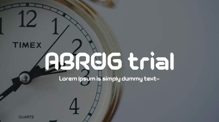 ABROG trial Font