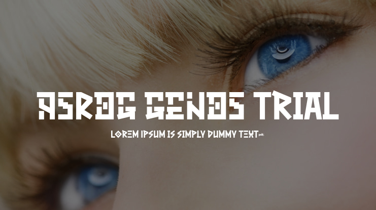 ASROG GENOS trial Font