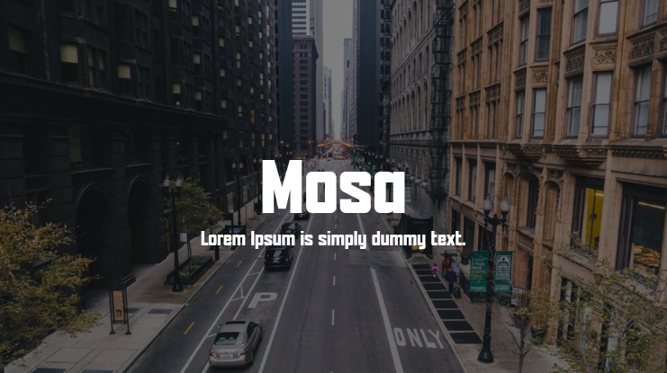 Mosa Font