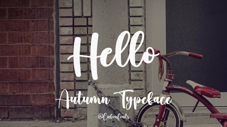 Hello Autumn Font