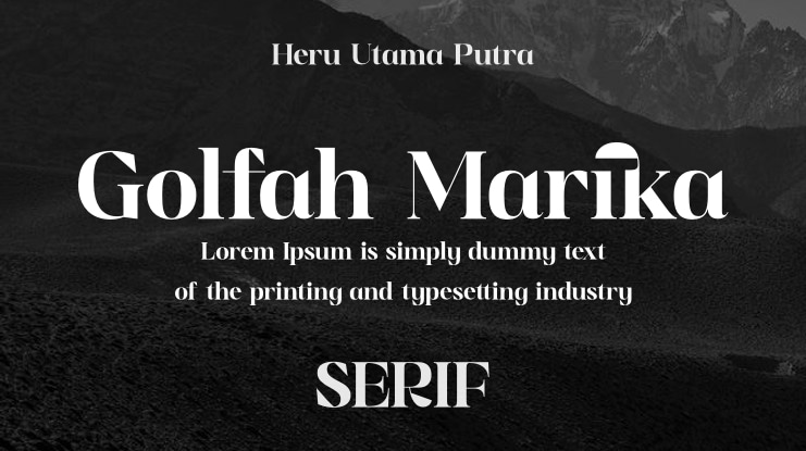 Golfah Marika Font