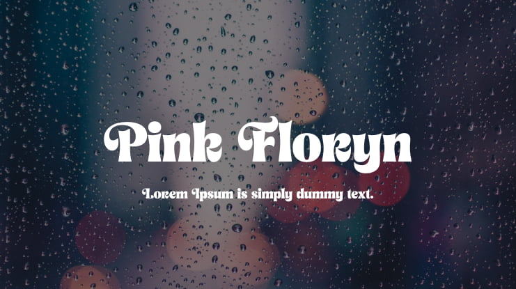 Pink Floryn Font