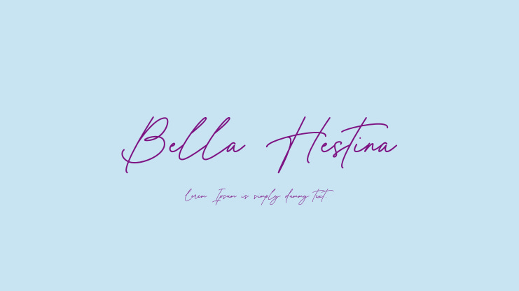 Bella Hestina Font