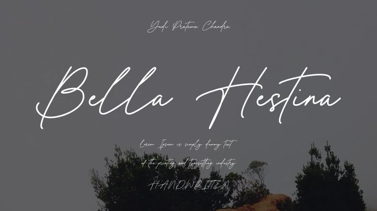 Bella Hestina Font