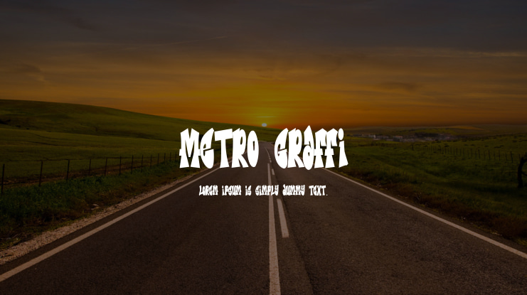 Metro Graffi Font Family