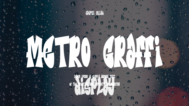 Metro Graffi Font Family