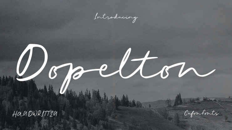 Dopelton Font