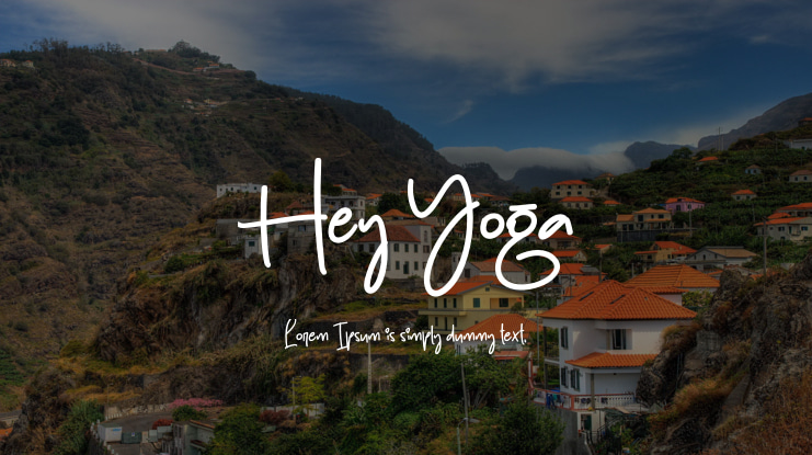 Hey Yoga Font