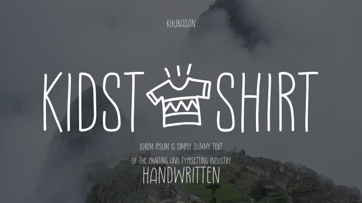 Kidstshirt Font