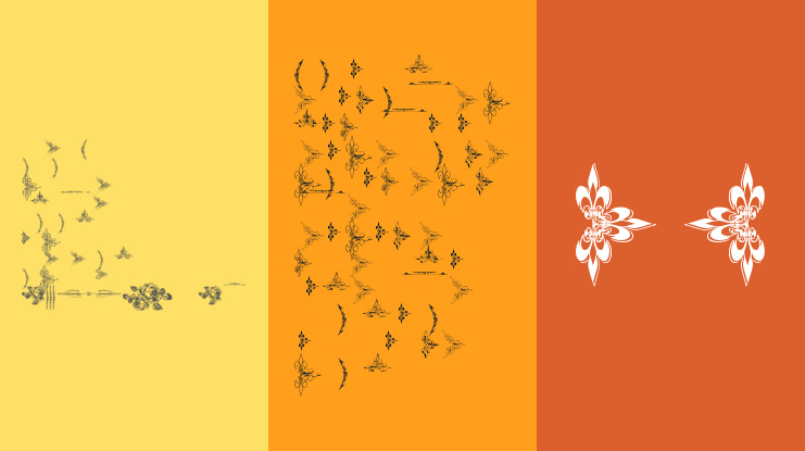 Eutemia Ornaments Font