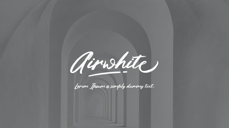 Airwhite Font