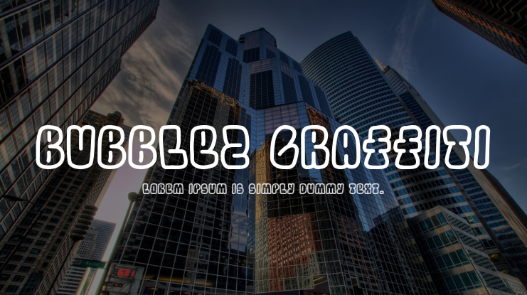 Bubblez Graffiti Font Family