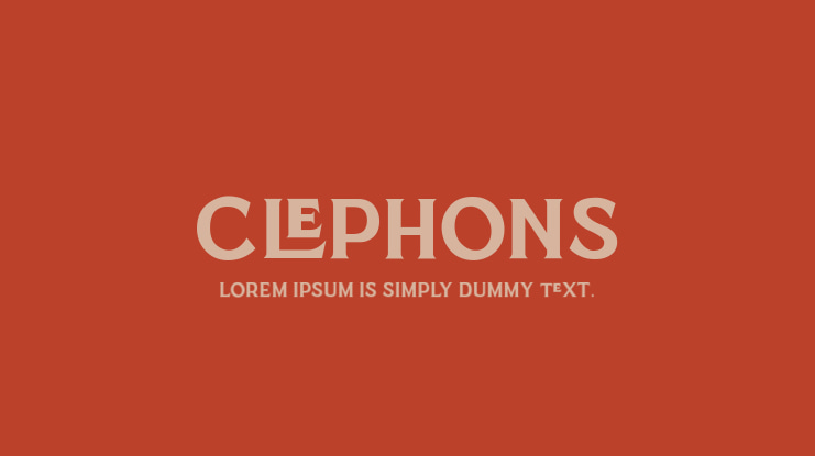 Clephons Font