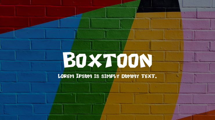 Boxtoon Font