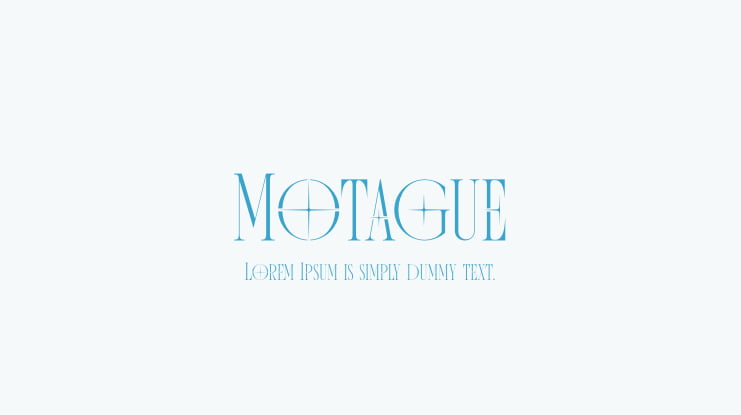 Motague Font