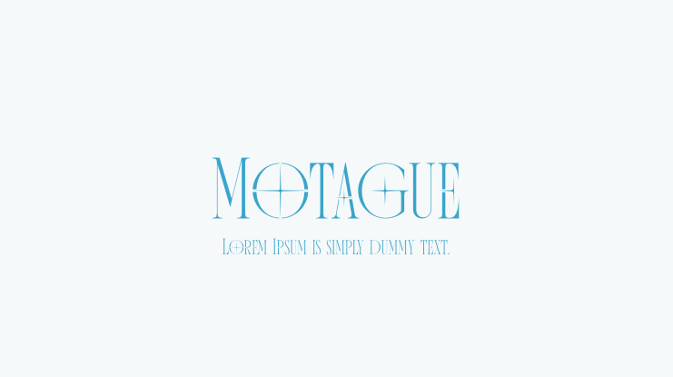 Motague Font