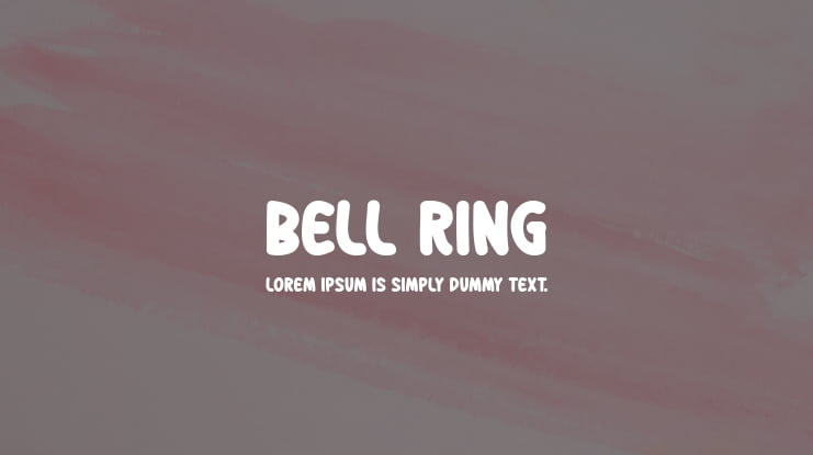 Bell Ring Font