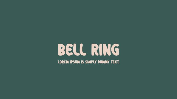 Bell Ring Font