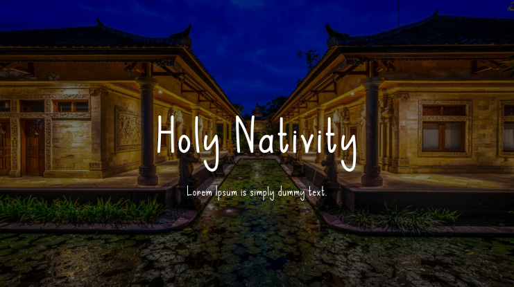 Holy Nativity Font
