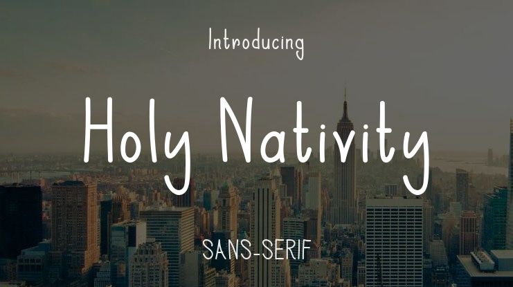Holy Nativity Font