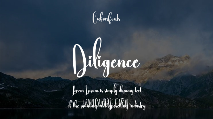 Diligence Font