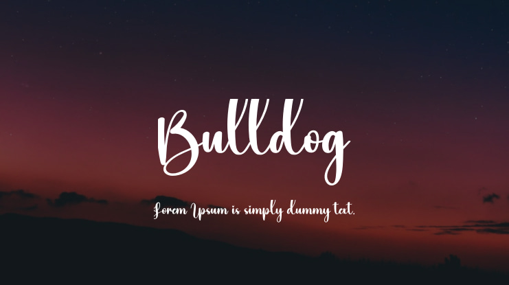 Bulldog Font