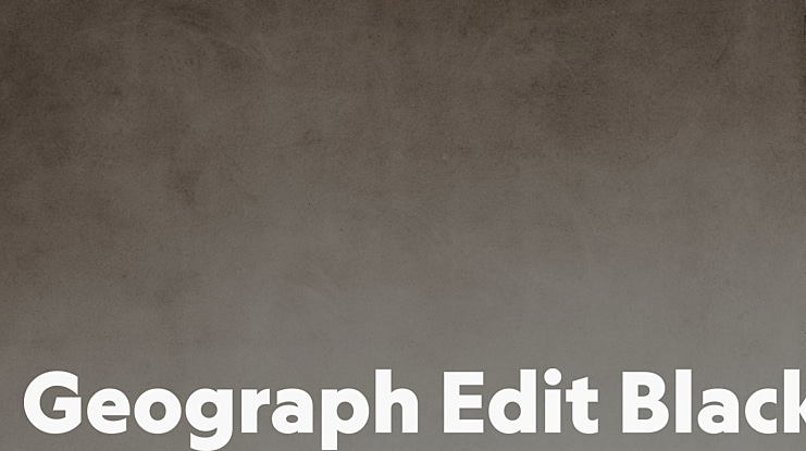 Geograph Font Family