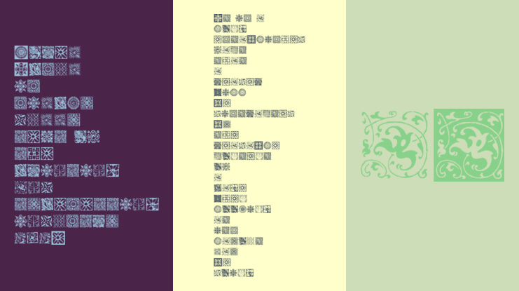 Typo Backgrounds Font