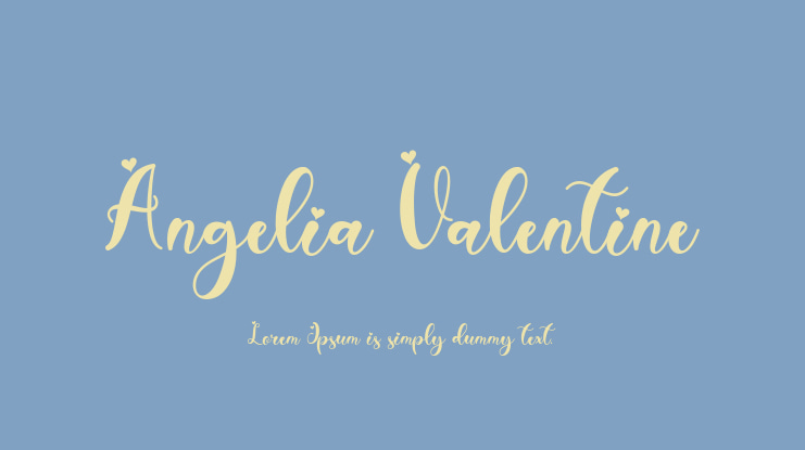 Angelia Valentine Font