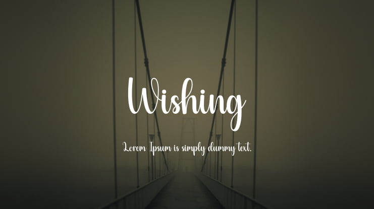 Wishing Font