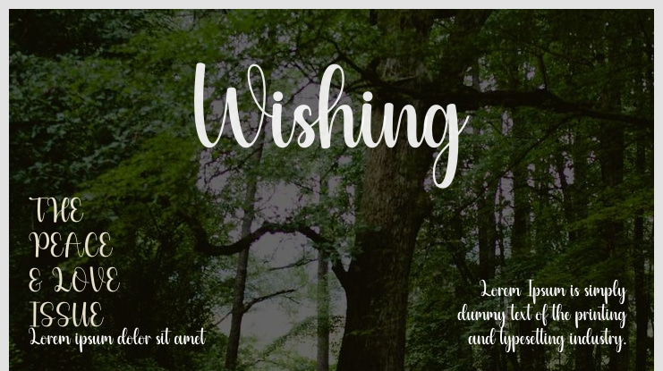 Wishing Font