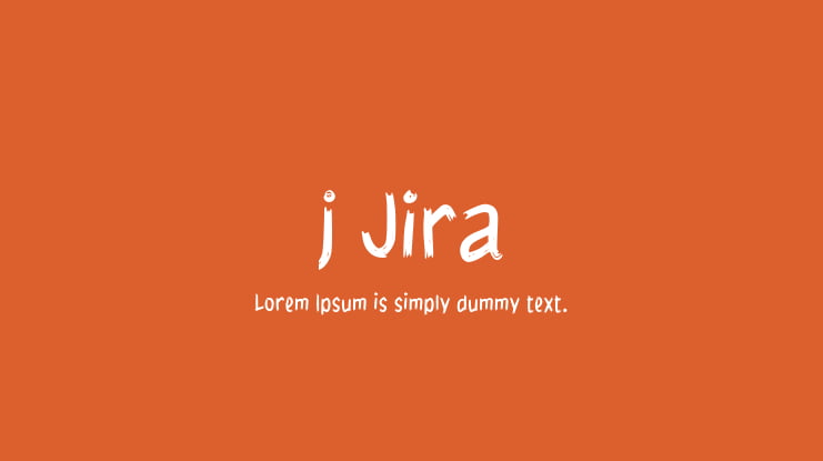 j Jira Font