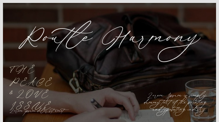 Routle Harmony Font