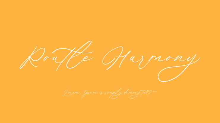 Routle Harmony Font