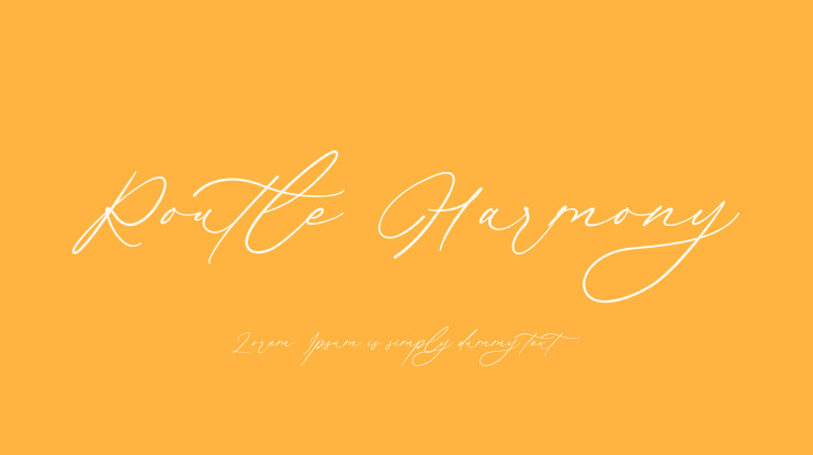 Routle Harmony Font
