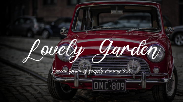 Lovely Garden Font