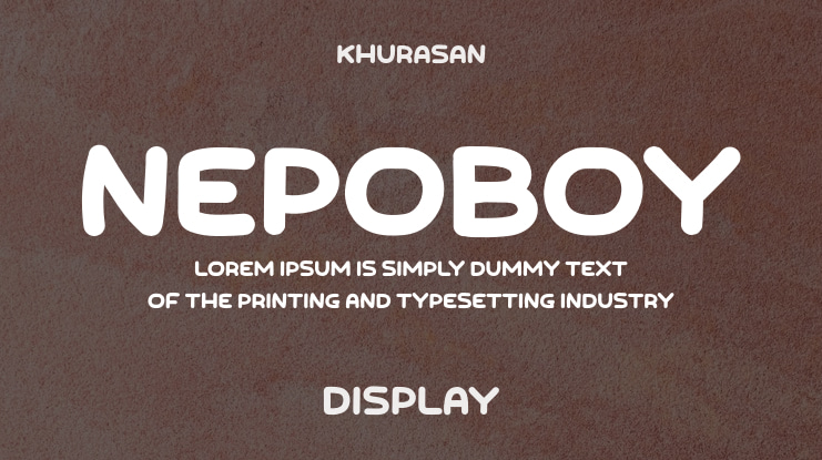 Nepoboy Font