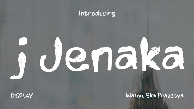 j Jenaka Font