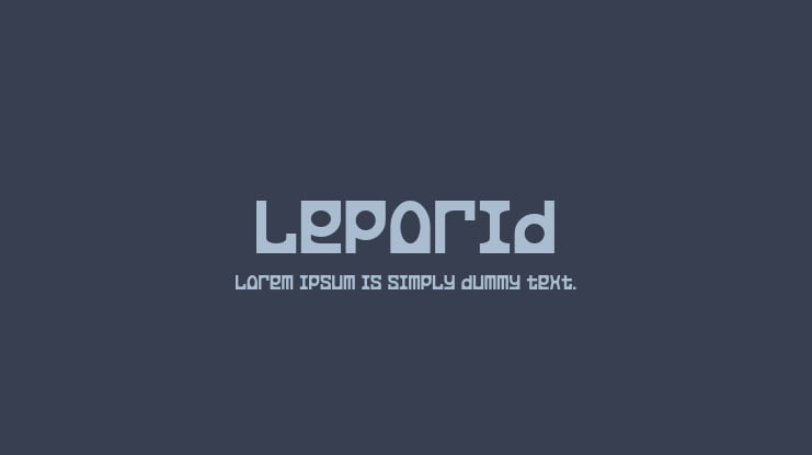 Leporid Font Family