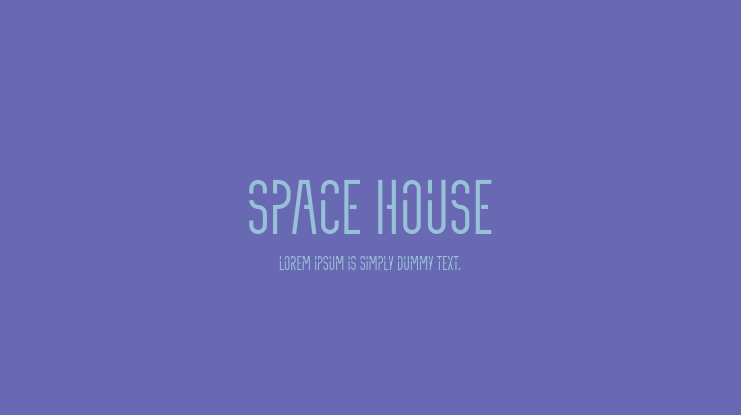 Space House Font