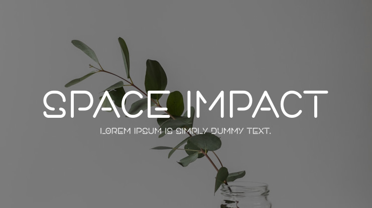 Space Impact Font