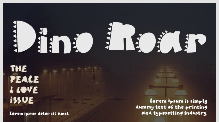 Dino Roar Font